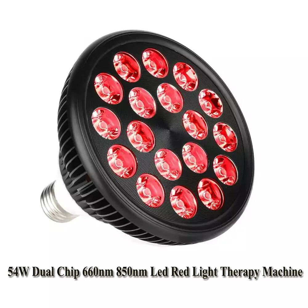 54W Dual Chip 660nm 850nm LED Infrared Red Light Therapy Machine LEDs All Brigh