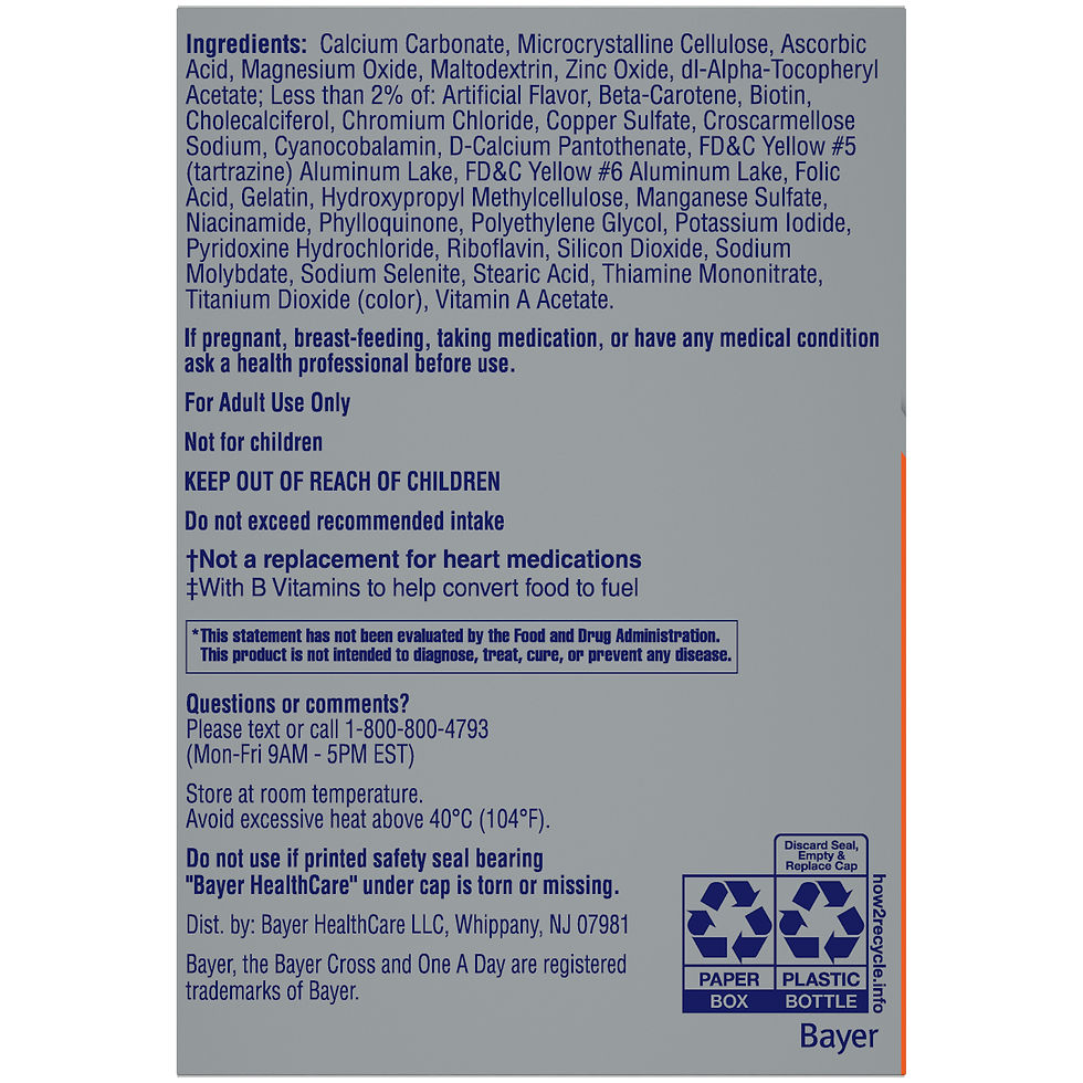 Miniature : One A Day Women's 50+ Multivitamin Tablets, Multivitamins for Women, 65 Ct
