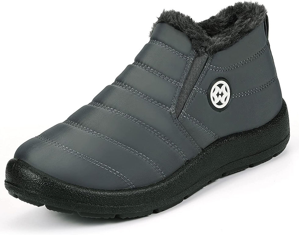 Miniature : Womens Warm Fur Lined Winter Snow Boots Waterproof Ankle Boots Outdoor Booties 