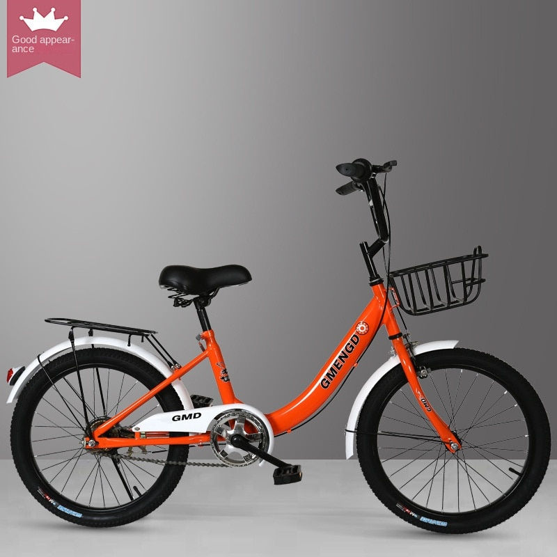 Thumbnail: 20-inch Blue Children's Bicycle With Car 8-16 Years Old Boy And Girl Student Hi