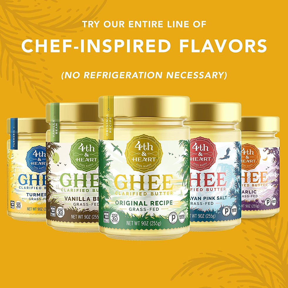 Miniatura: 4th & Heart Original Grass-Fed Ghee, 16 Ounce, Keto, Pasture Raised, Non-GMO, L