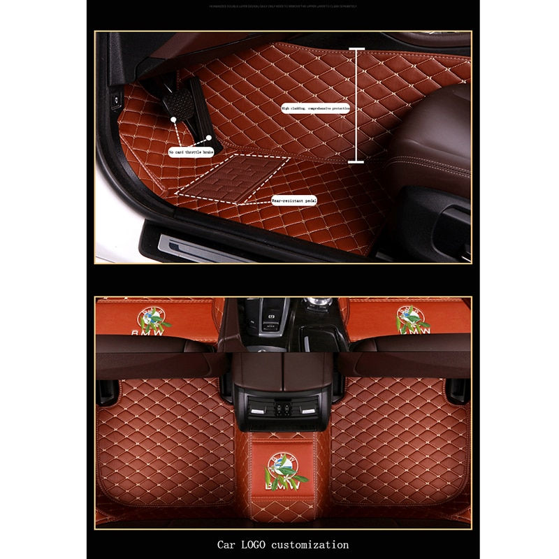 Miniature : YOTONWAN LOGO Custom style car floor mats for Mercedes Benz All Models E class 