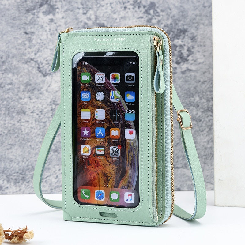 Miniatura: Wallet Women Touch Screen Shoulder Bag Large Capacity Mobile Phone Clutch Bag L