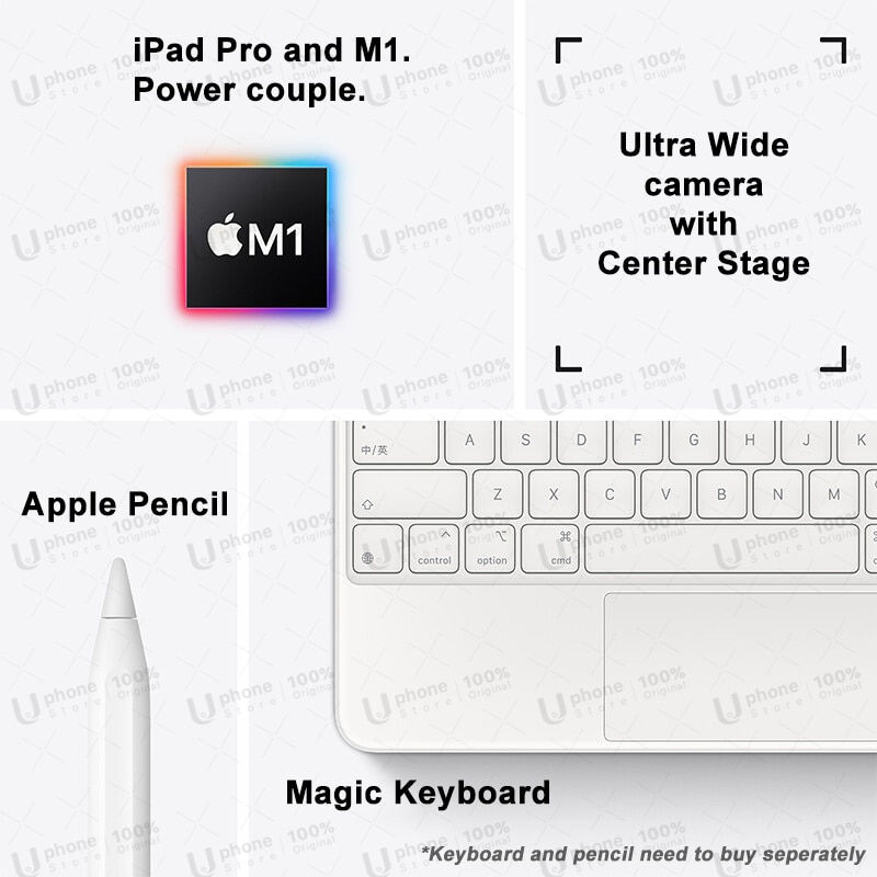 Thumbnail: NEW Apple iPad Pro 11-inch Tablet 2021 Version 128GB / 256GB M1 Chip Liquid Ret