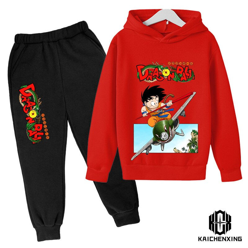 Thumbnail: Spring Autumn Children Cartoon Cartoon Dragon Ball Hoodie Kids Fashion Cotton S