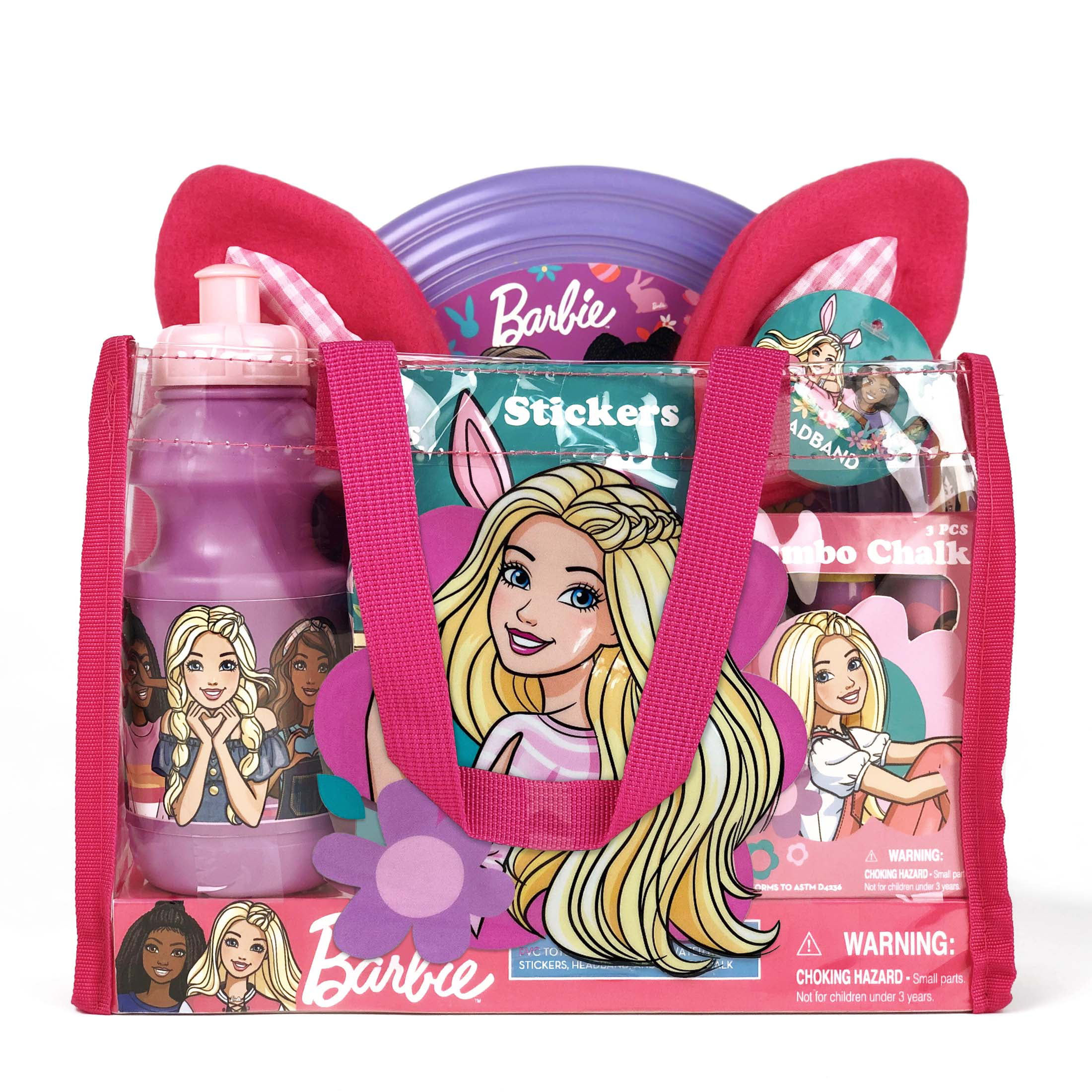 Barbie Clear Tote Bag Easter Gift Set