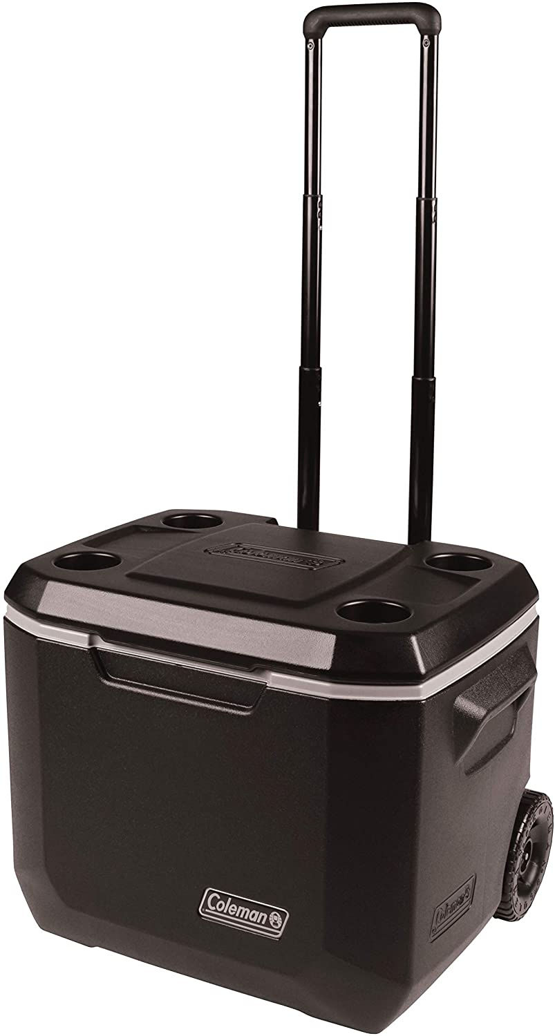 Miniature : Manzhi Rolling Cooler | 50 Quart Xtreme 5 Day Cooler with Wheels | Wheeled Hard
