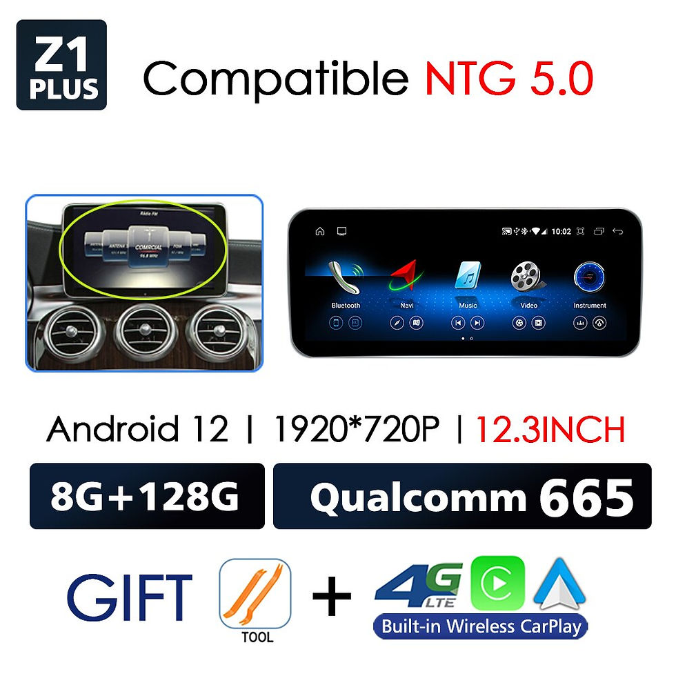 Thumbnail: Android 12 Wireless Auto CarPlay For Mercedes Benz CLA C117 2012-2018 Car Multi