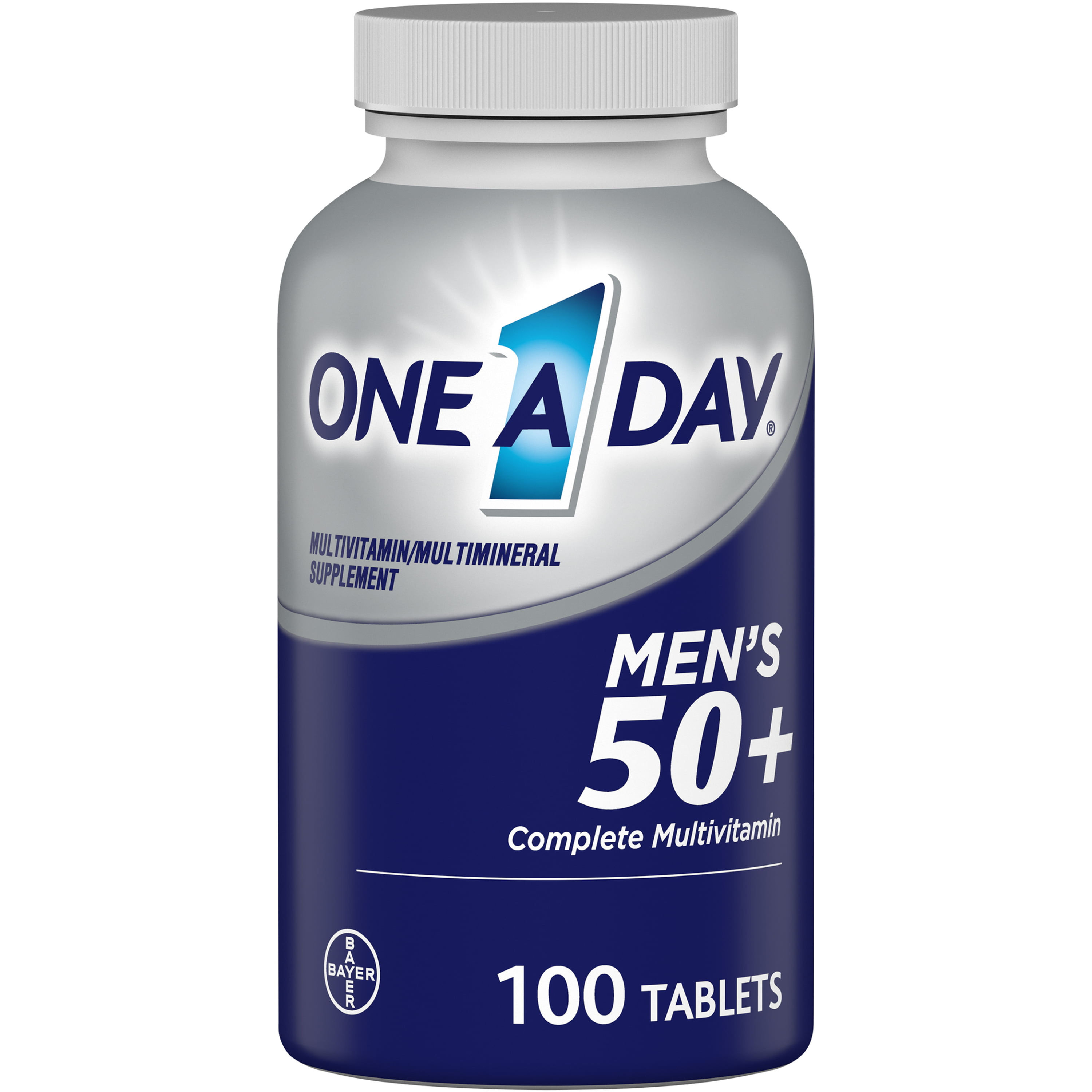 One A Day Men's 50+ Multivitamin Tablets, Multivitamins for Men, 100 Ct Keto
