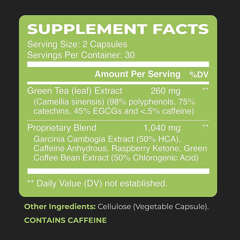 Thumbnail: Green Tea Fat Burner Pills - Nobi Nutrition Green Tea Extract Complex with Garc
