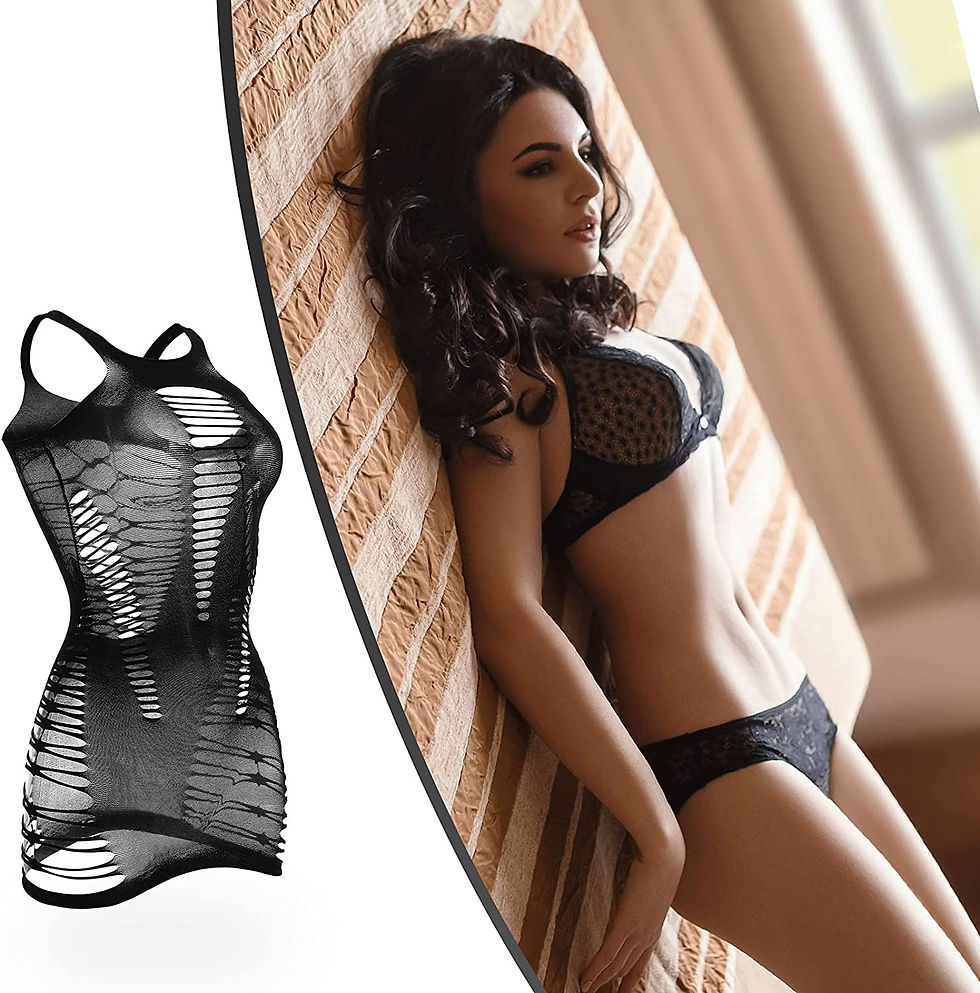 Thumbnail: 8 Pieces Fishnet Dress for Women Lingerie for Women Fishnet Dress Women Lingeri