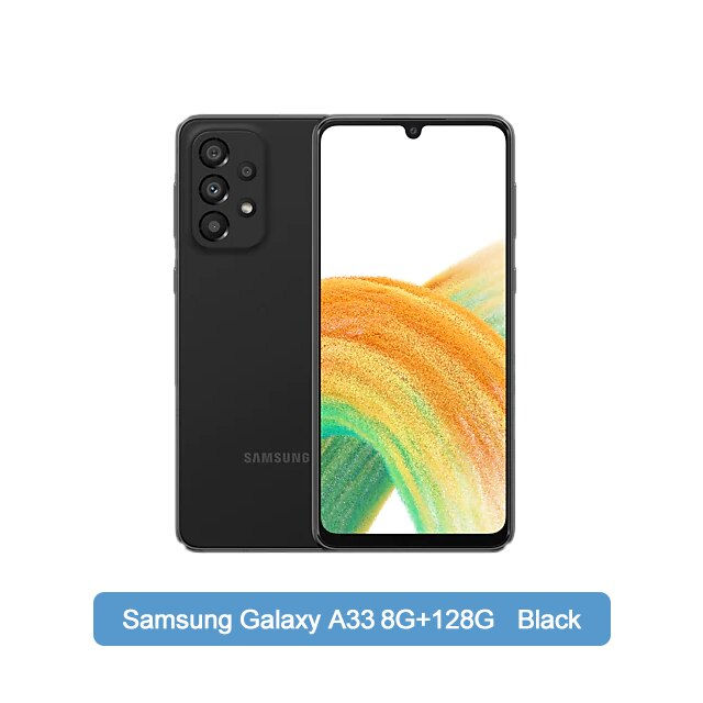 Thumbnail: Original New Samsung Galaxy A33 5G Smartphone 90Hz Super AMOLED Display Exynos 