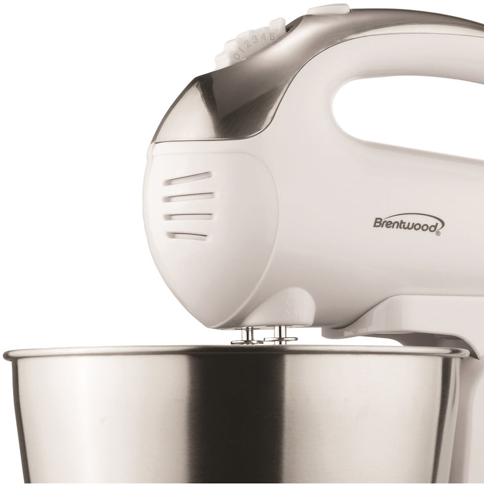Thumbnail: Brentwood SM-1152 5-Speed plus Turbo Stand Mixer, White