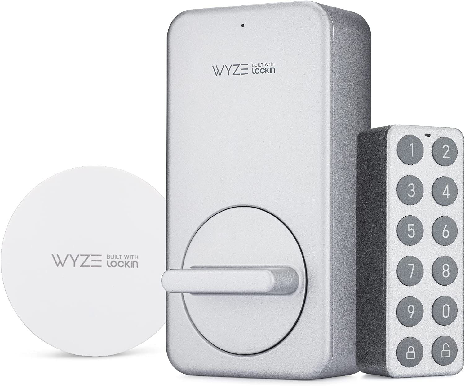 Wyze Lock WiFi & Bluetooth Enabled Smart Door Lock, Wireless & Keyless Entry, w