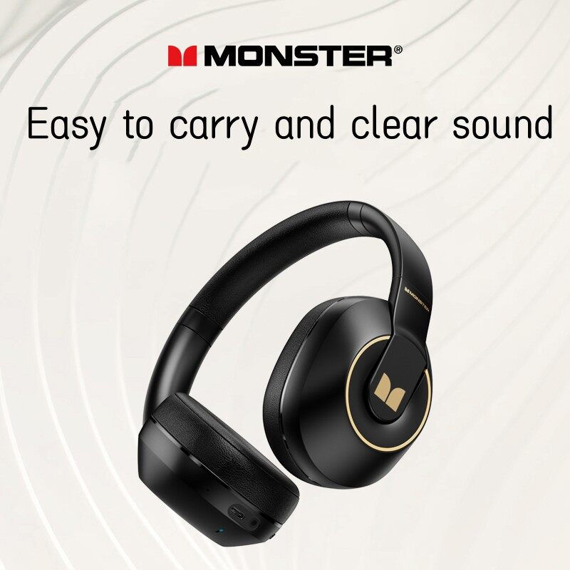 Миниатюра: Monster Original XKH01 Gaming Wireless Headphones Bluetooth Earphones 5.3 Folda