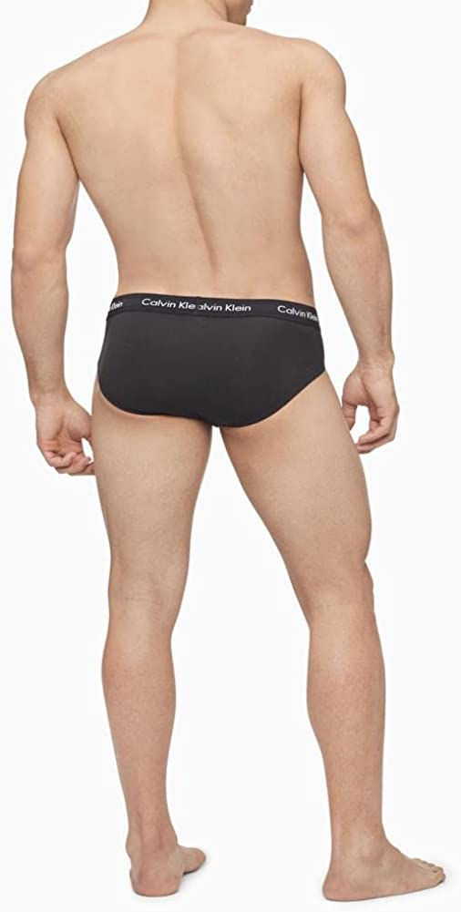 Thumbnail: Calvin Klein Men's Cotton Stretch 3-Pack Hip Brief