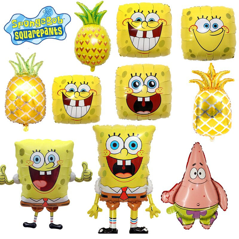 Thumbnail: 18 Inches SpongeBob Aluminum Film Balloon Birthday Party Decoration Cute Cartoo