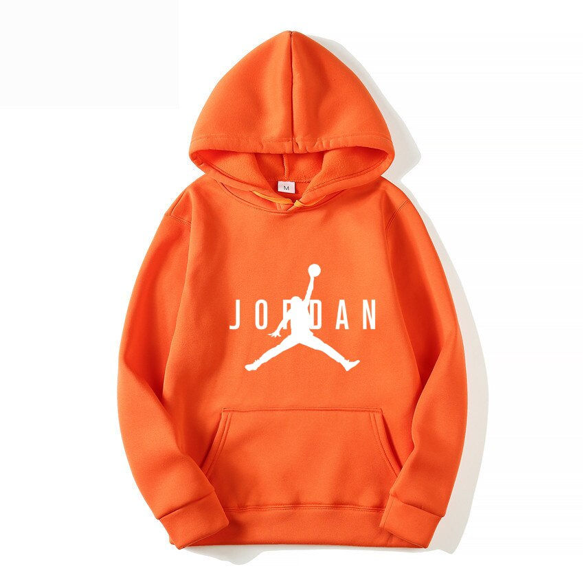 Thumbnail: New men's and women's hoodie autumn winter plus velvet warm hooded jumper casua