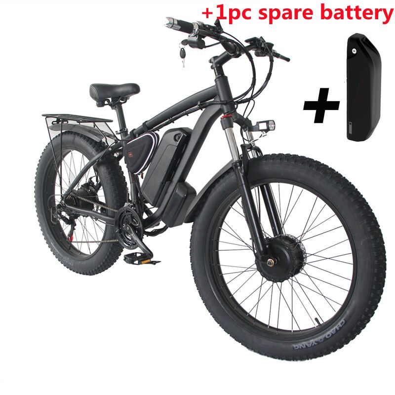 Thumbnail: Electric Fat Bike 2000W Double Motor Smlro XDC600 Pro 48V 16ah  22.4Ah Electric