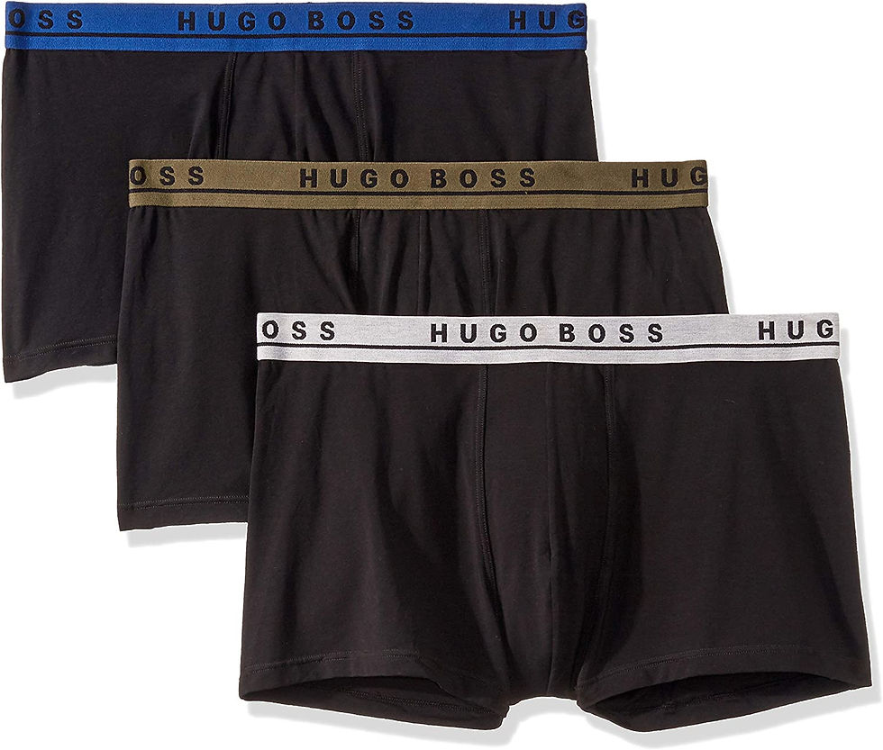 Thumbnail: BOSS Men's 3-Pack Stretch Cotton Regular Fit Trunks