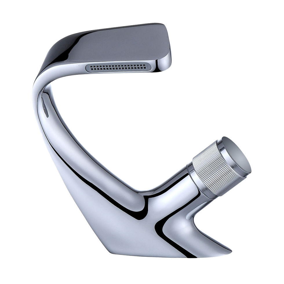 Thumbnail: Waterfall Spout Tap Bathtub Filler Faucet Knob Control Basin Mixer Tap Widespre