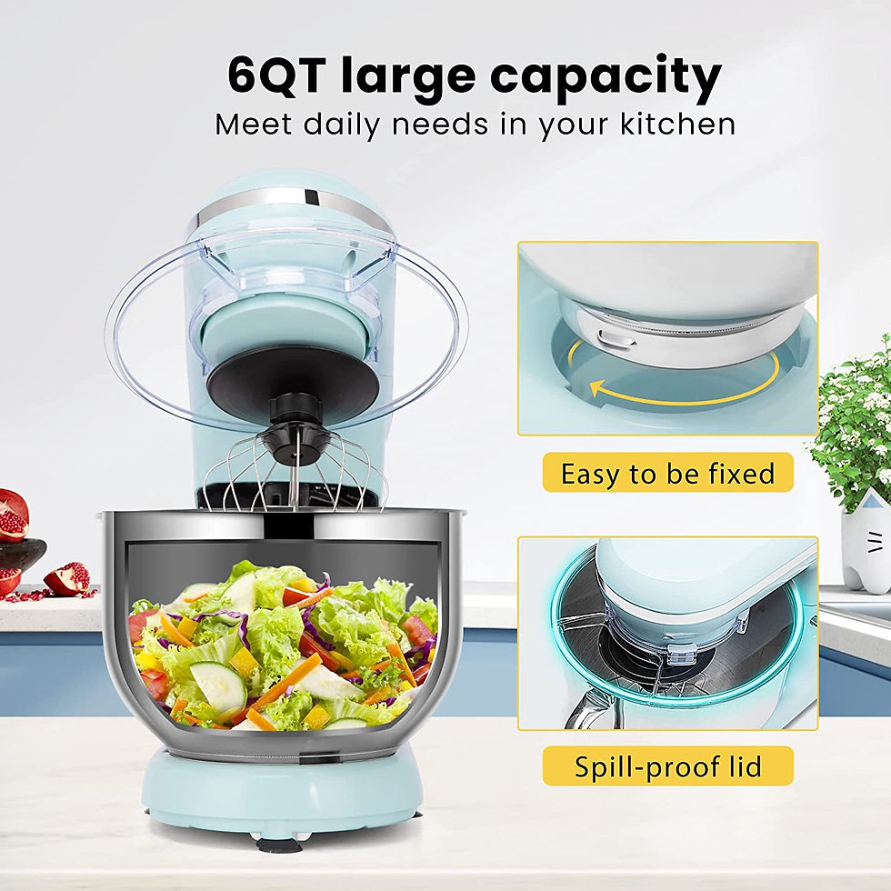 Thumbnail: VIVOHOME Stand Mixer, 660W 10 Speed 6 Quart Tilt-Head Kitchen Electric Food Mix