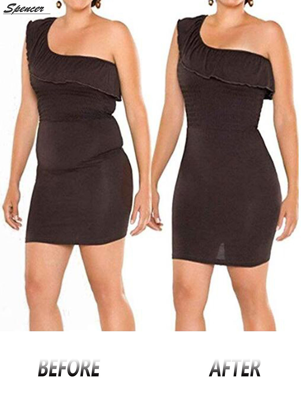 Thumbnail: Spencer Women's Thong Shapewear High Waist Cincher Body Shaper Tummy Control Pa