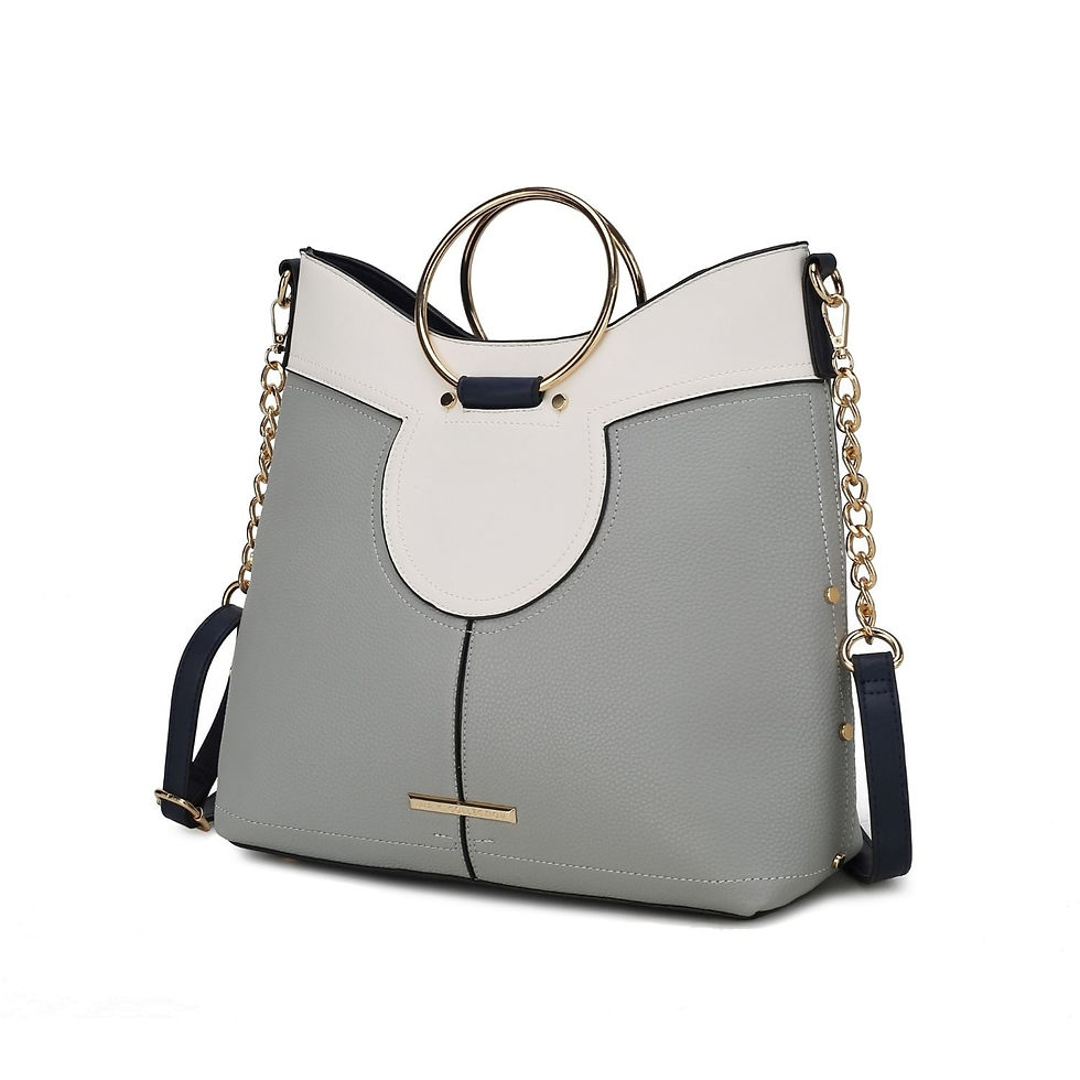 Miniature : MKF Collection Kylie Top Handle Vegan Leather Women's Satchel Handbag by Mia K.