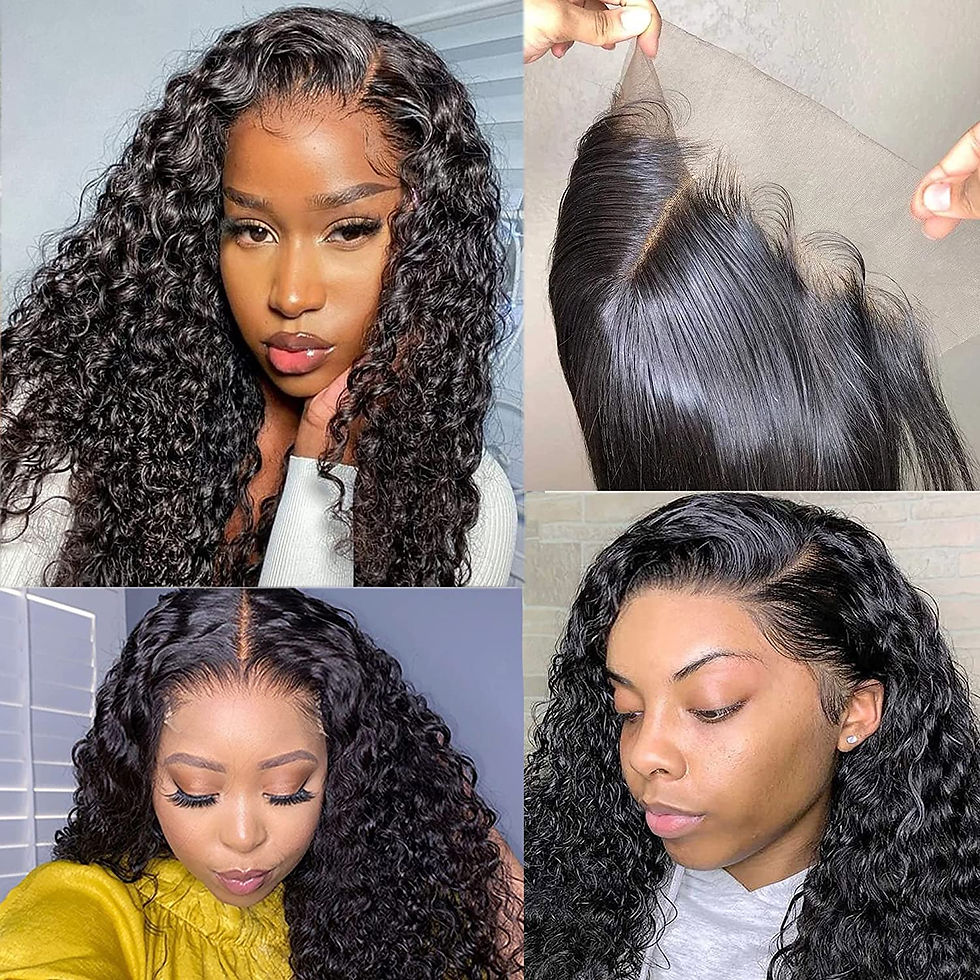 Miniatura: Lace Front Wigs Human Hair 20 inch Water Wave Lace Front Wig Unprocessed Human 
