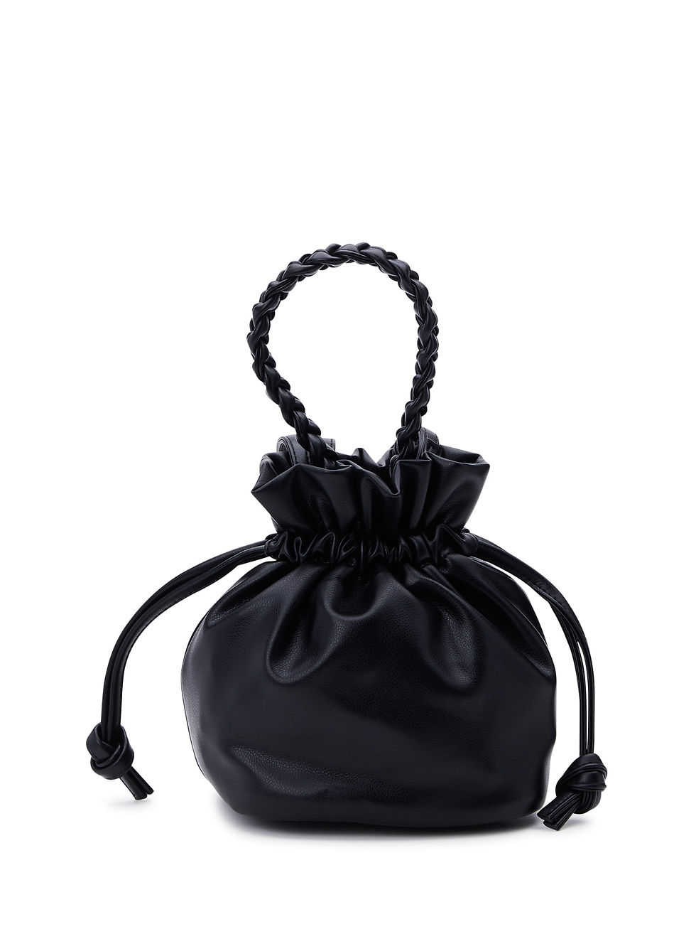 الصورة المصغرة: No Boundaries Women's Bucket Crossbody Handbag, Black