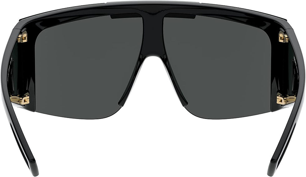 Thumbnail: Versace Woman Sunglasses Black Frame, Dark Grey Lenses, 0MM