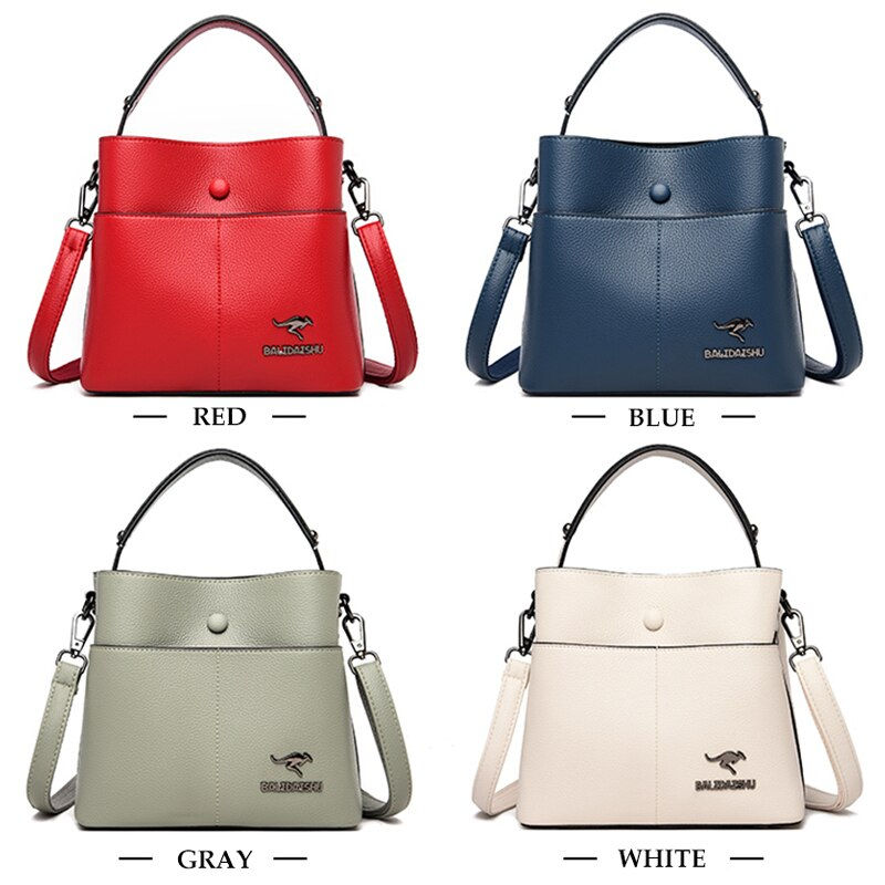 Miniatura: Fashion Handbag Women Quality Leather Crossbody Bags Female Famous Brand Ladies