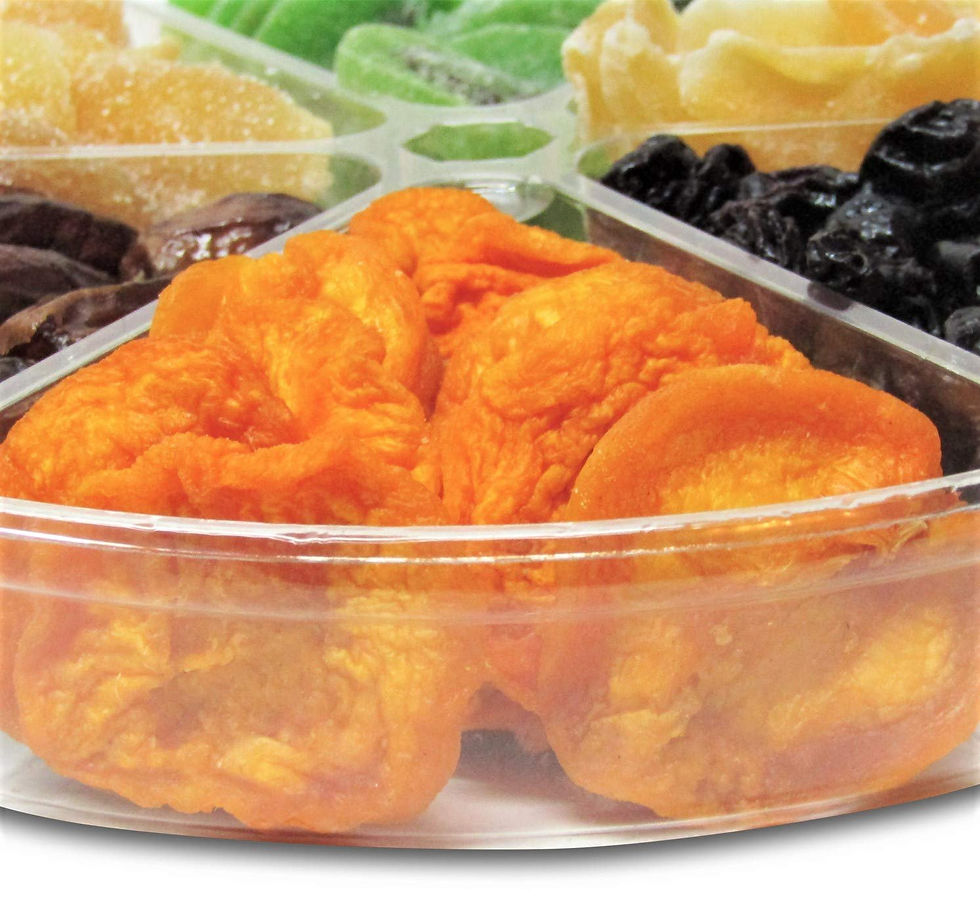 Thumbnail: It's Delish Gourmet Dried Fruit Variety 6 Part Easter Gift Set Gift Tray