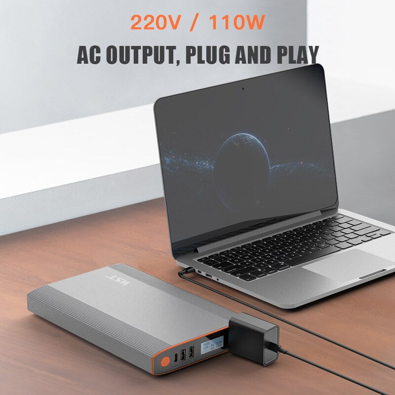 Miniatura: 57600mAh Power Bank with 100W AC Output PD 65W Fast Charging Powerbank for iPho