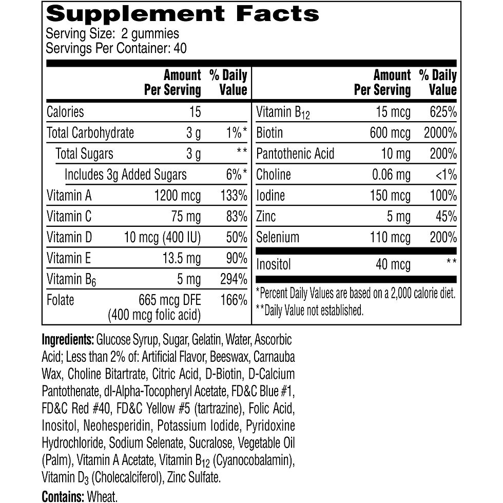 Miniature : One A Day Men's Multivitamin Gummies, Multivitamins for Men, 80 Ct keto