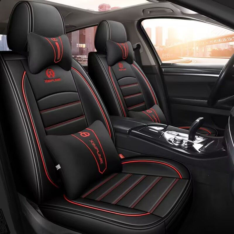 Thumbnail: Driver's seat and passenger's seat 1 single seat single leather car seat cushio