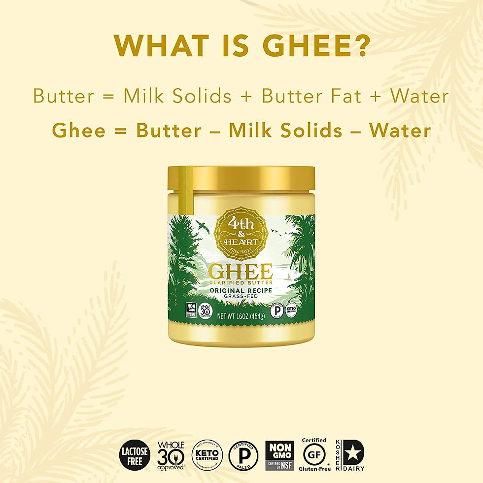 Miniatura: 4th & Heart Original Grass-Fed Ghee, 16 Ounce, Keto, Pasture Raised, Non-GMO, L