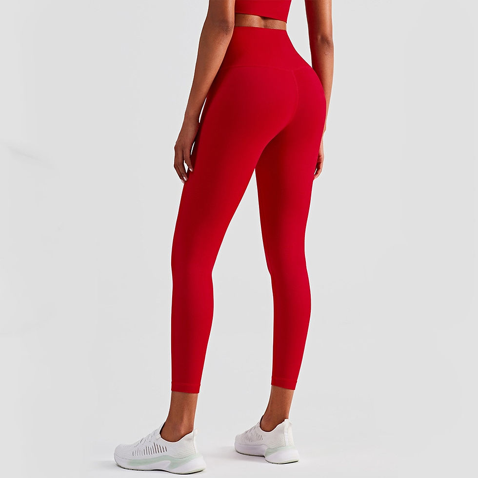 Thumbnail: Brand Yoga Pants Hidden Pockets At Waist Fitness Sports Leggings Women Sportswe