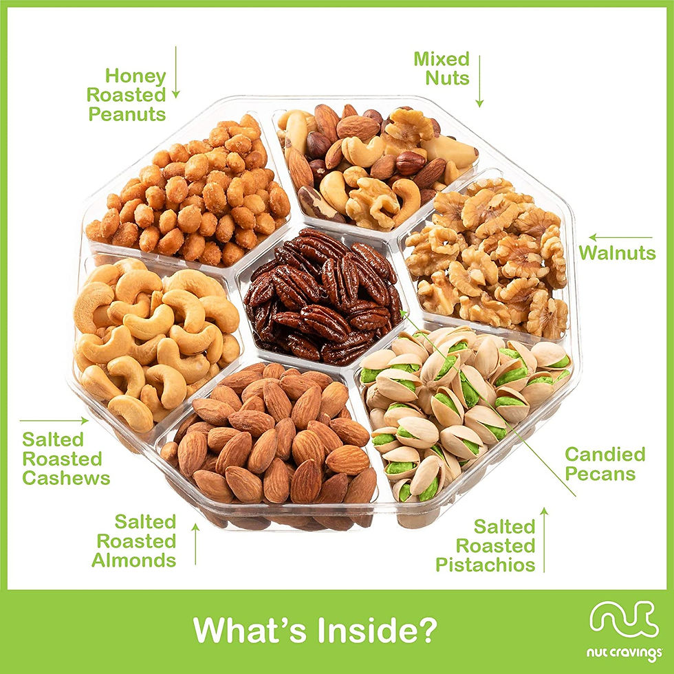 Thumbnail: Nuts Easter Gift Set Gift Basket in Brown Box (7 Assortments, 2 LB) Premium Eas