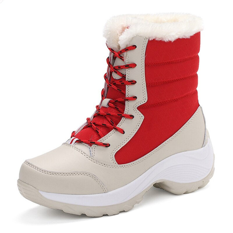 Miniature : Shoes Women Snow Boots 2021 Women Boots Winter Women Plus Size Hot Platform Boo