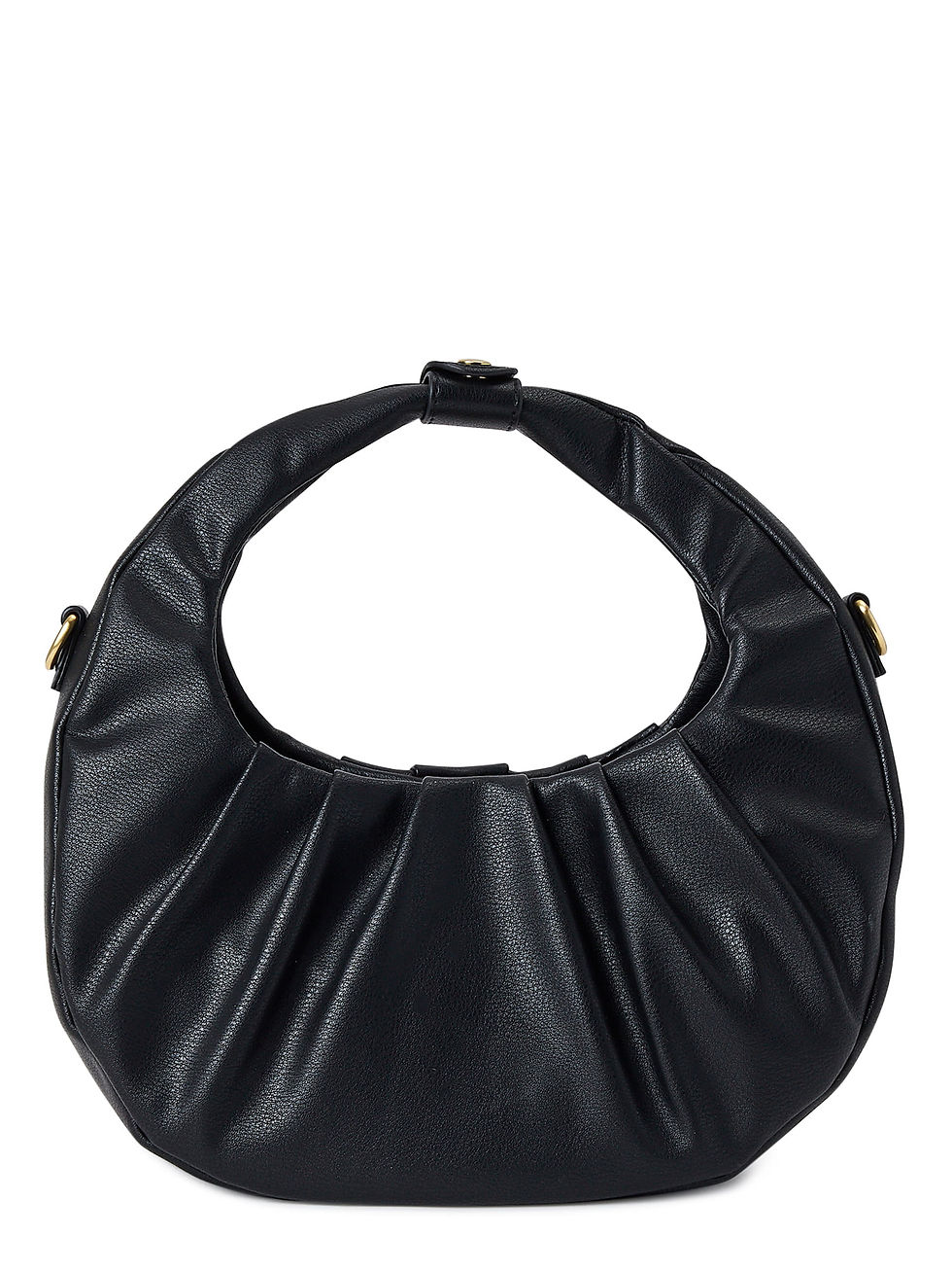 Miniatura: Scoop Women's Large Crescent Crossbody Bag Black