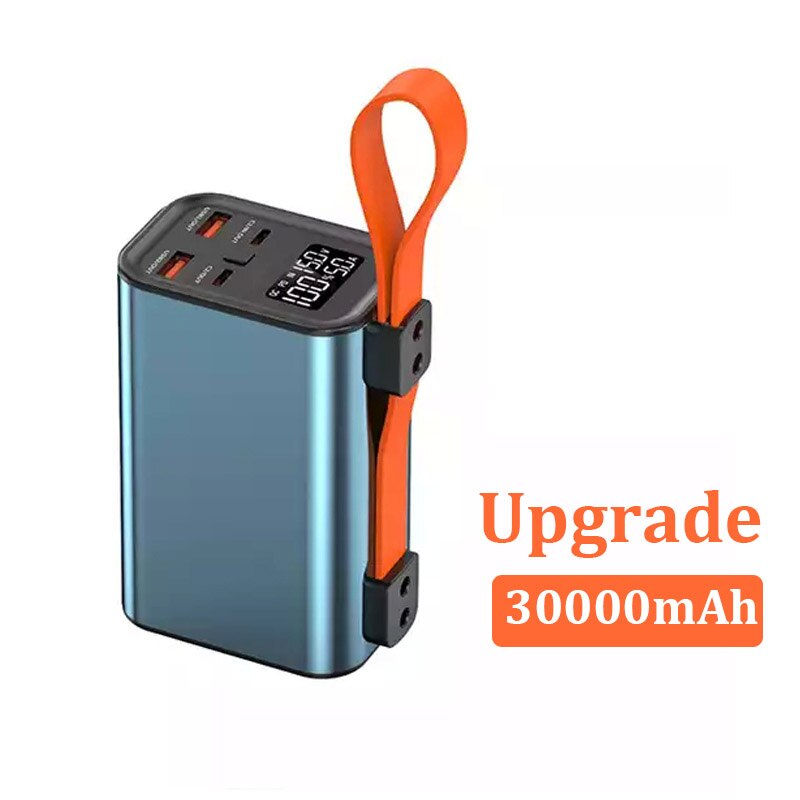 الصورة المصغرة: Large Capacity Power Bank 100W Fast Charge 30000mah Powerbank For Laptop Notebo