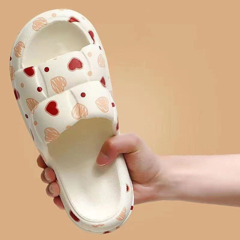 Thumbnail: Lovely New Women's Slippers Flip Flops Beach Slippers Lovers Slippers Men's Thi