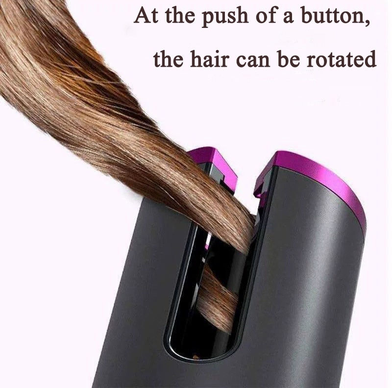 Miniaturbild: Automatic Hair Curling Wireless Iron Crimping Hair Iron Portable Hair Curler US