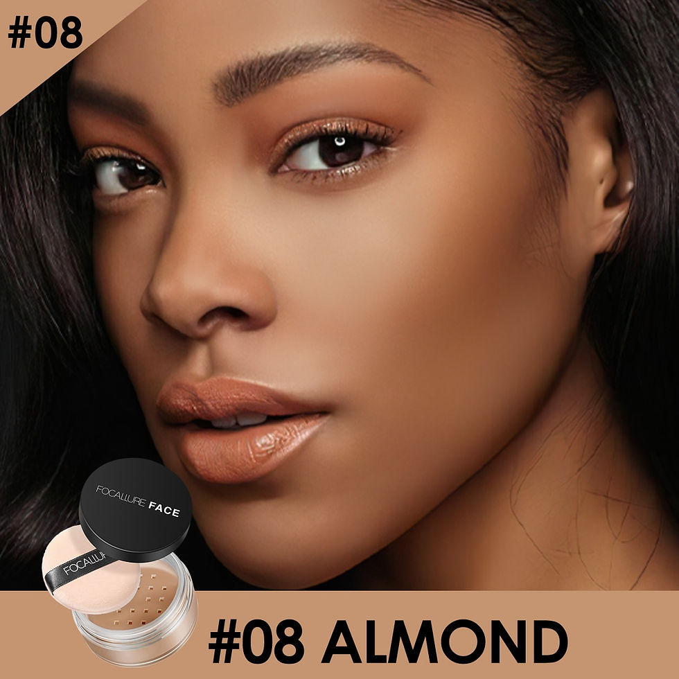 Miniatura: FOCALLURE 9 Colors Loose Powder Makeup Transparent Finishing Powder Waterproof 