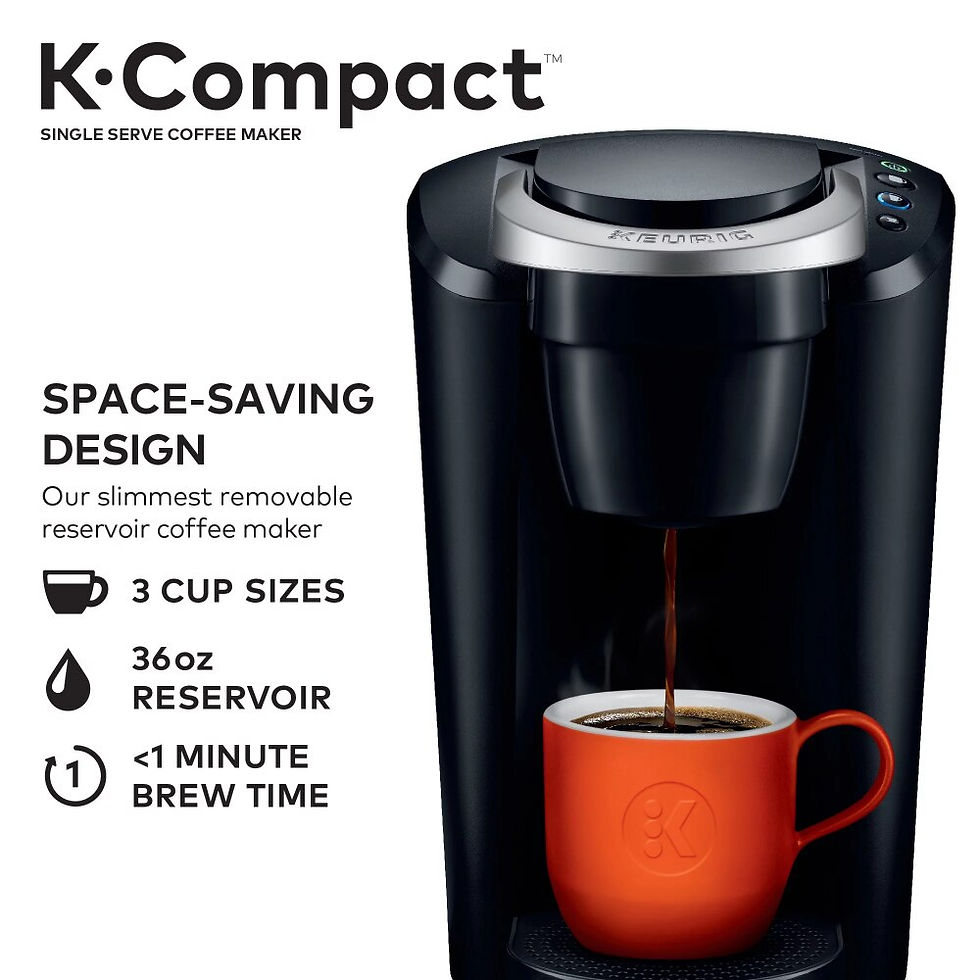 Miniaturbild: K-Compact Single-Serve K-Cup Pod Coffee Maker, Black