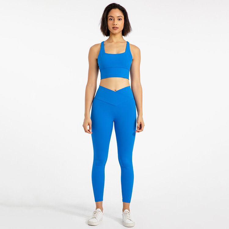 Миниатюра: Gym Fitness Sets 2 Piece Sports Bra and Legging Set Yoga Outfits Training Wear