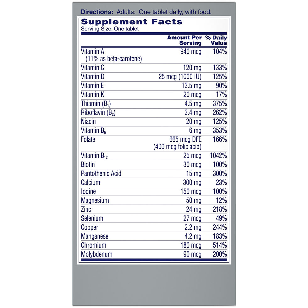 Miniature : One A Day Women's 50+ Multivitamin Tablets, Multivitamins for Women, 65 Ct