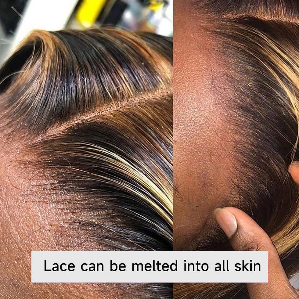 Miniatura: Highlight Ombre Lace Front Wigs Human Hair Pre Plucked with Baby Hair 13x4 Body