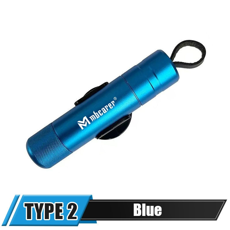 Thumbnail: Alloy Car Safety Hammer Seat Belt Cutter With Car Phone Number Card Car Window 